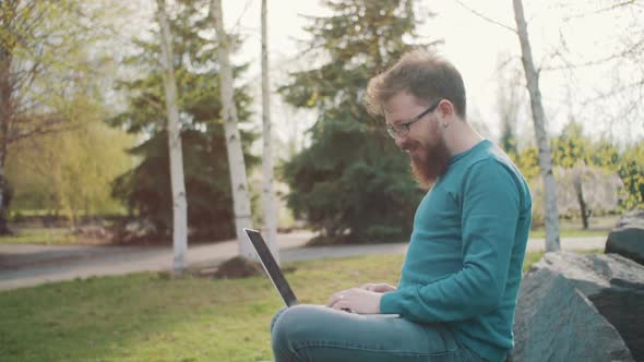 Man On Laptop