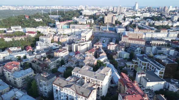 Kyiv - Aerial View of the Capital of Ukraine. Kiev