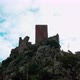 medieval castle of Burgos - Sardinia - Italy. Castle ruins and sky - VideoHive Item for Sale