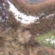 Birds Eye View Drone Shot of a Forest with Some Snow on the Ground - VideoHive Item for Sale