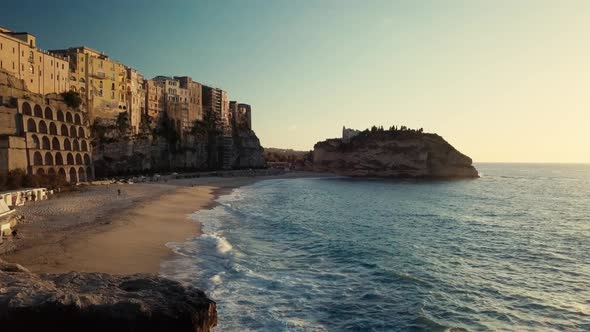 Tropea City near the Sea