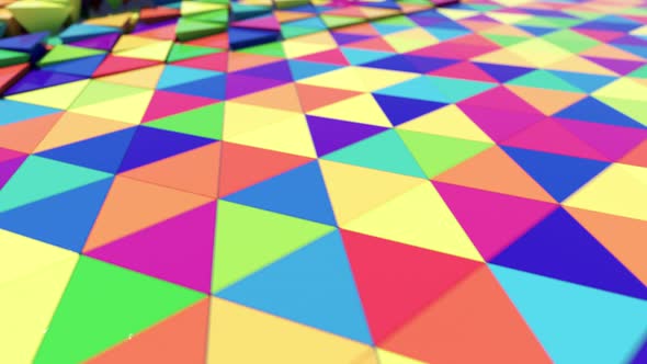 Bbright Multi-colored Three-dimensional Triangles