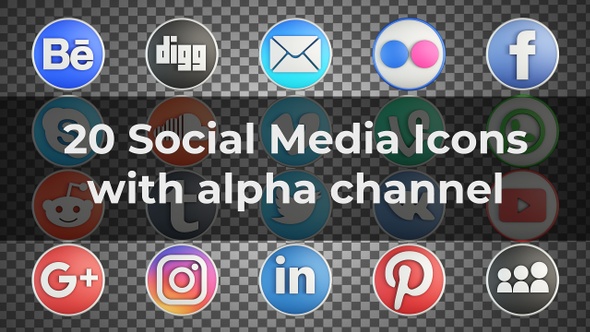 Social Media Icons alt
