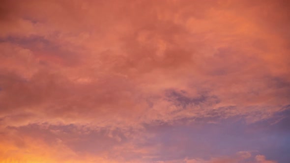 Clouds tropical and sunset lighting