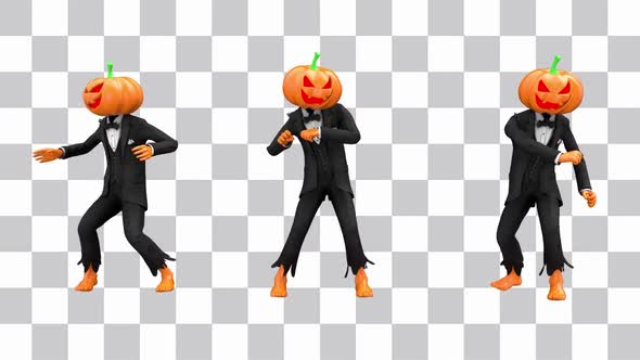 Pumpkin Head Dancing Twist