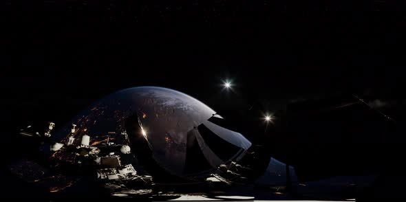 Timelapse ISS in Virtual Reality 360 Degree Video alt