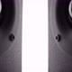 Sliding Between Two Lying Speakers with Vibrating Bass - VideoHive Item for Sale