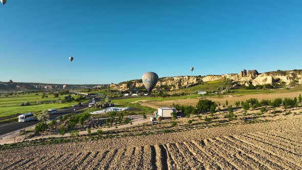 The Cappadocia region of Turkey is the most popular location in the world for hot air ballooning.