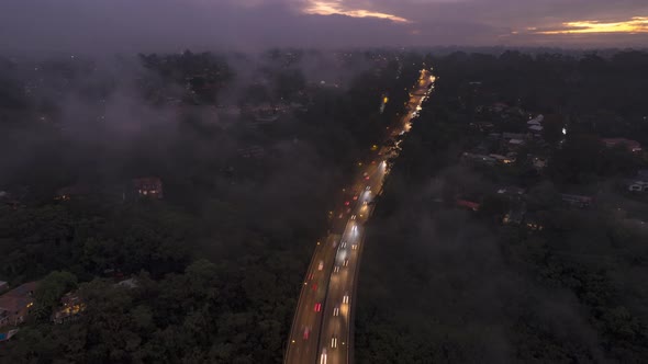 Evening Bridge Traffic Hyperlapse