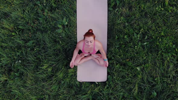 Woman Doing Yoga