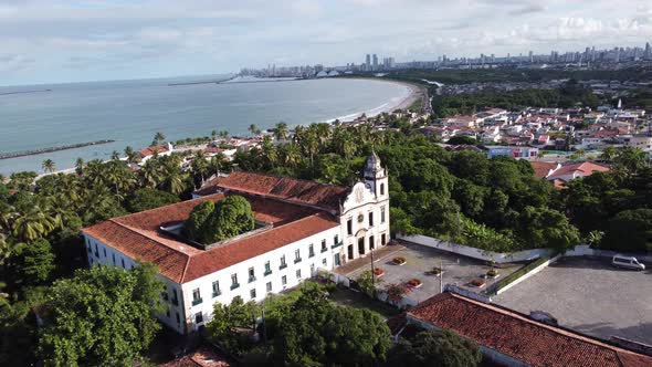 Coast city of Olinda Recife Pernambuco. Brazilian Northeast