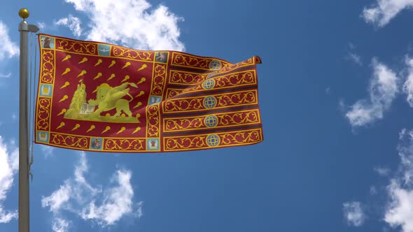 Venice City Flag Italy On Flagpole