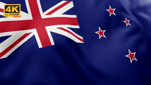 New Zealand Flag - 4K