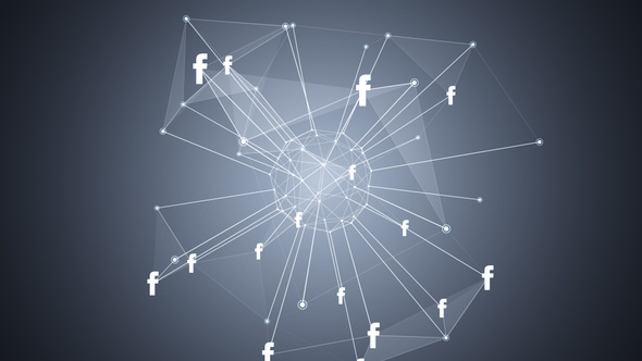 Facebook Network Background Light Gray