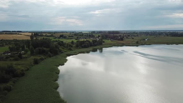 Yanovichskoe Lake And The Vymnyanka River 
