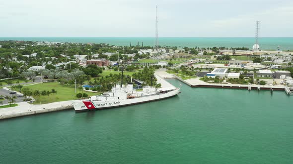 US Coast Guard Base in Key West Florida USA