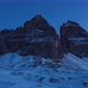 Tre Cime Di Lavaredo at Blue Hour in Winter - VideoHive Item for Sale