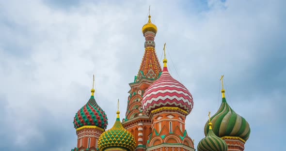 Red Square, Moscow, Russia. Kremlin, St. Basil's Cathedral