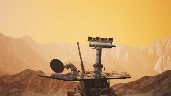 Opportunity Mars Exploring the Surface of Red Planet