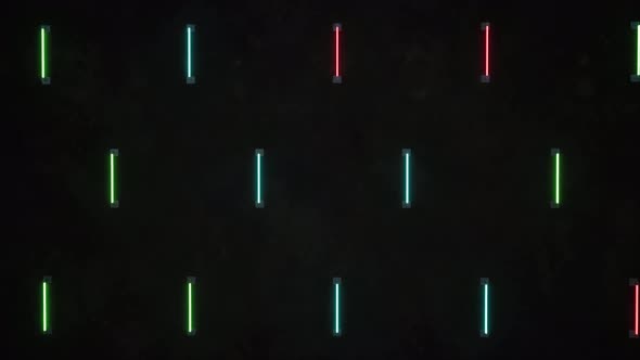 Neon Line Wall in 3d Style Digital Futuristic Laser Background