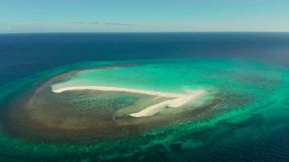 Tropical Island with Sandy Beach