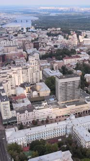 Kyiv Ukraine Aerial View of the City