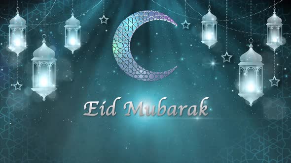 Eid Mubarak Background 4K