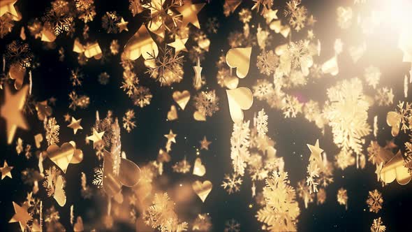 Christmas Flakes 01 4K alt