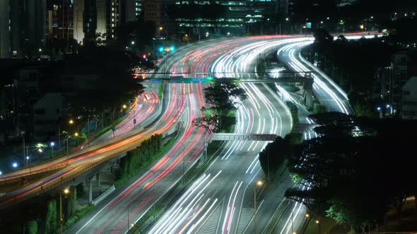 4k Singapore Highway, Pan Island Expressway