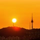 Time Lapse Sunset of Seoul City Seoul Tower South Korea - VideoHive Item for Sale