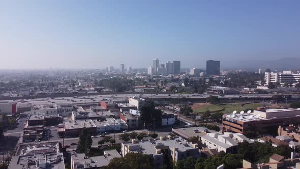 Los Angeles Skyline and city