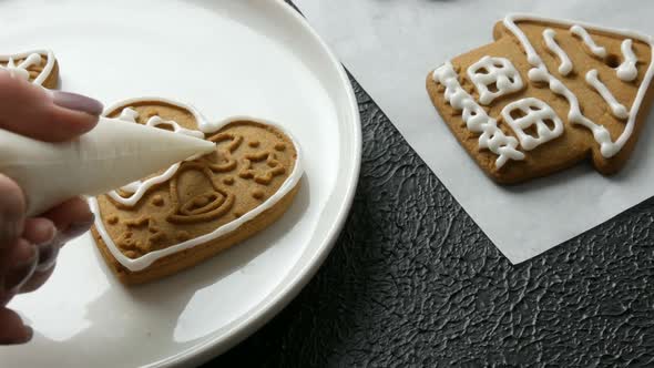 Christmas Holiday Gingerbread Cookie