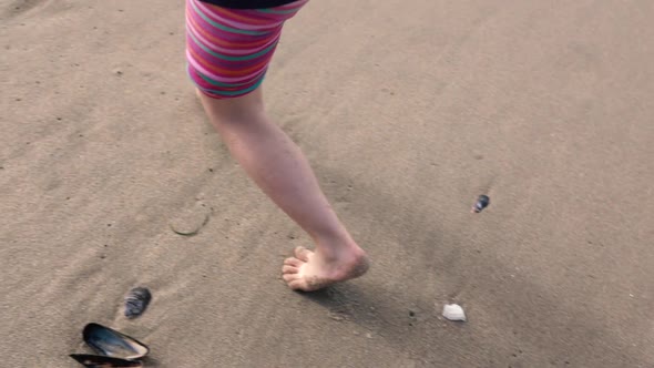 Feet on the beach