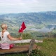 Backpacker Woman at Rigi Scheidegg - VideoHive Item for Sale