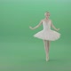 Luxury Ballet Girl Ballerina Flying In The Sky And Waving Hands On Green Screen - VideoHive Item for Sale