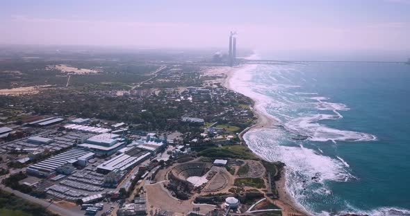 Caesarea Amphitheater In Israel