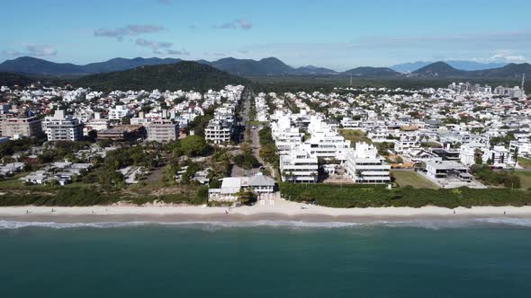 Florianopolis Beach Brazil. International tourism landmark.