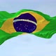 Brazillian Republic Flag Waving loop 4K - VideoHive Item for Sale