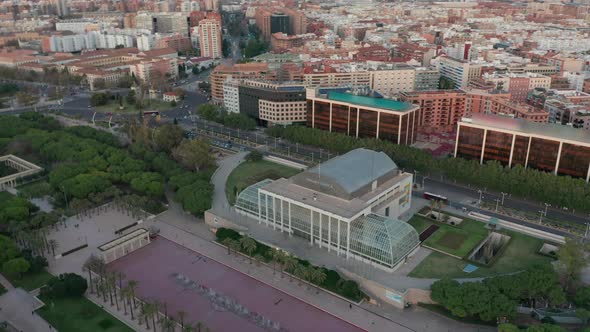 Aerial View. Epic Valencia, Spain , Entire City.