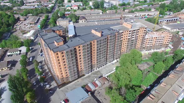 Modern Town Houses on Urban Street