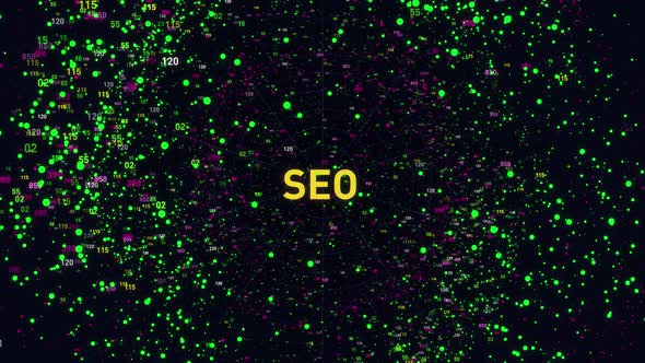 Abstract Technology Network Data Seo