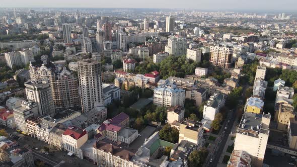 Kyiv - the Capital of Ukraine. Aerial View. Kiev