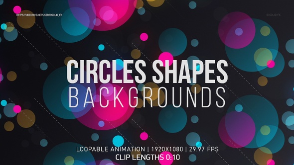 Circles Shapes Background