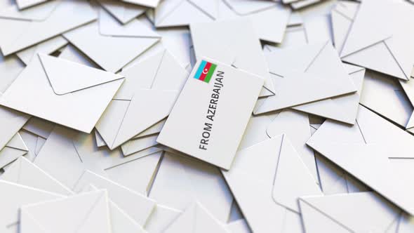 Envelope with From Azerbaijan Text alt