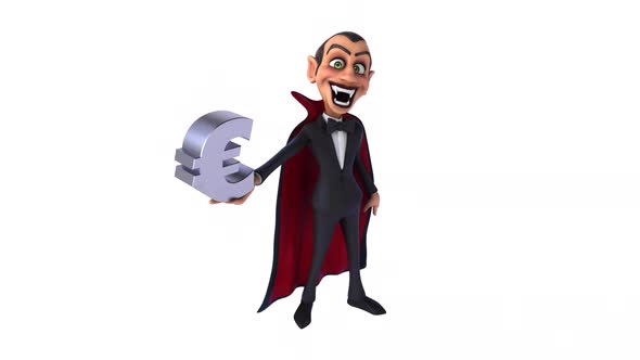 Fun 3D cartoon vampire with alpha