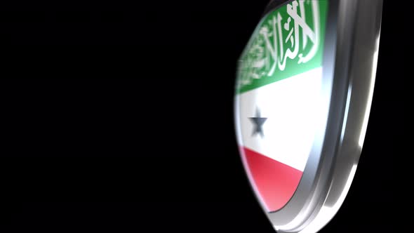 Somaliland Emblem Transition with Alpha Channel - 4K Resolution