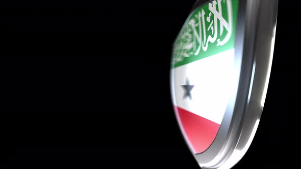 Somaliland Emblem Transition with Alpha Channel - 4K Resolution alt