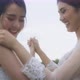 Happy Asian Lesbian Married Couple Dancing In The Park. - VideoHive Item for Sale