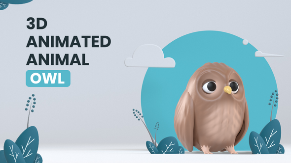 3D Animated Animal - Owl