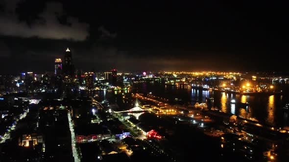 The Aerial view of Kaohsiung
